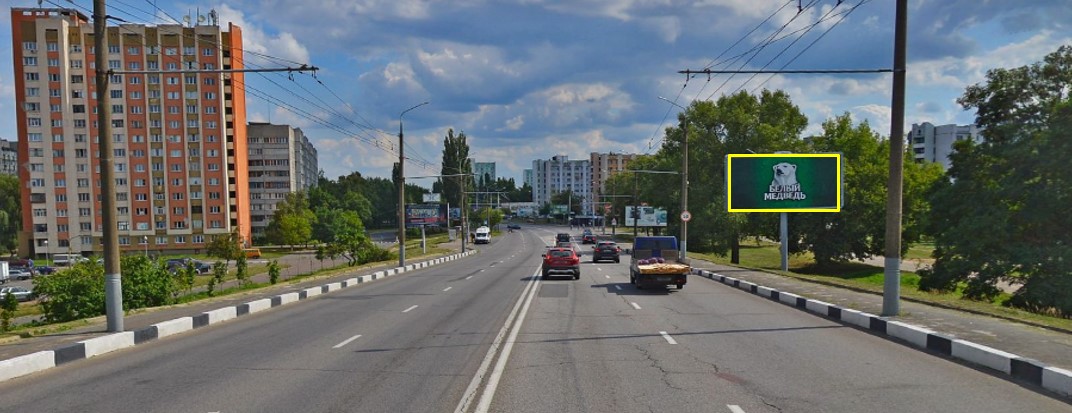 Гомель, Космонавтов пр. (съезд с моста) сторона A. Изображение 0.