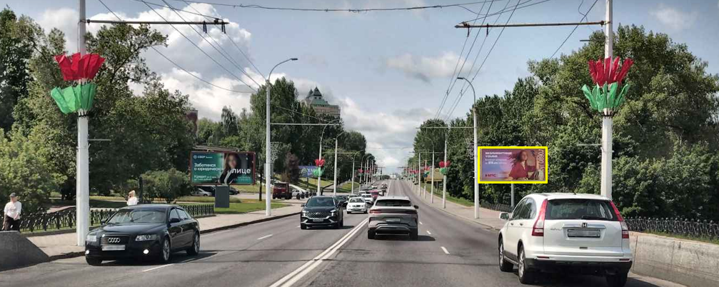 Могилев, Мира пр.(напротив рест-на "На Дубровке") сторона A. Изображение 0.