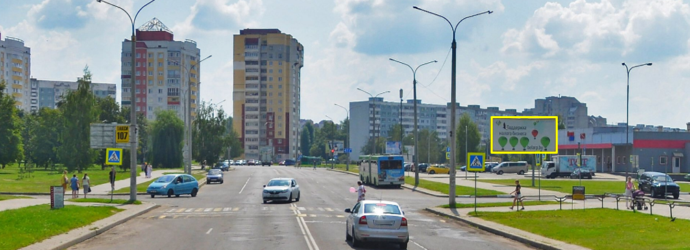 Могилев, Фатина ул. (ТЦ "Санта") сторона A. Изображение 0.