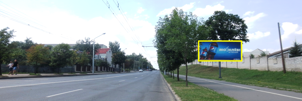 Могилев, Челюскинцев ул. (в районе воинской части) сторона A. Изображение 1.