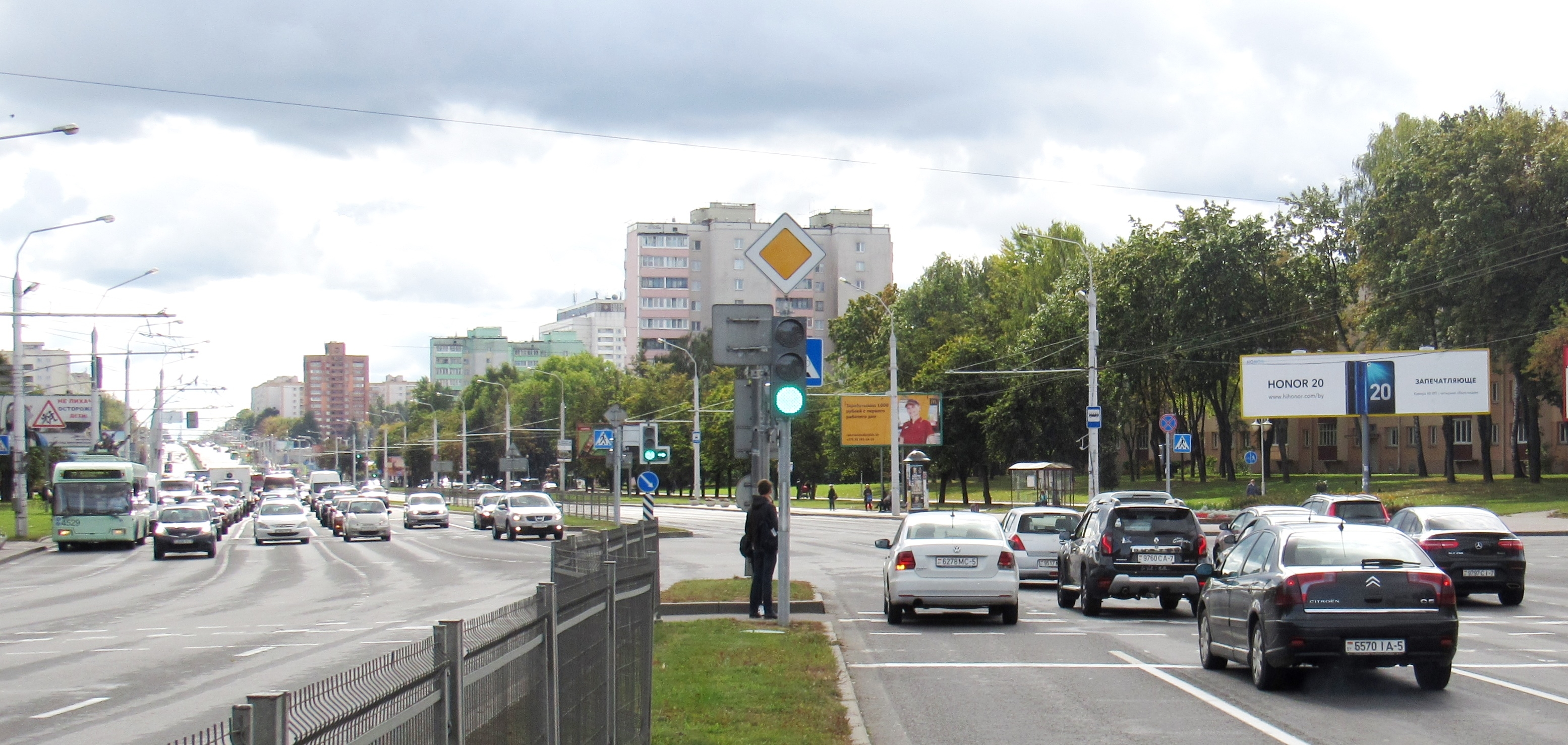 Минск, Пушкина пр. - Матусевича ул. сторона A2. Изображение 0.