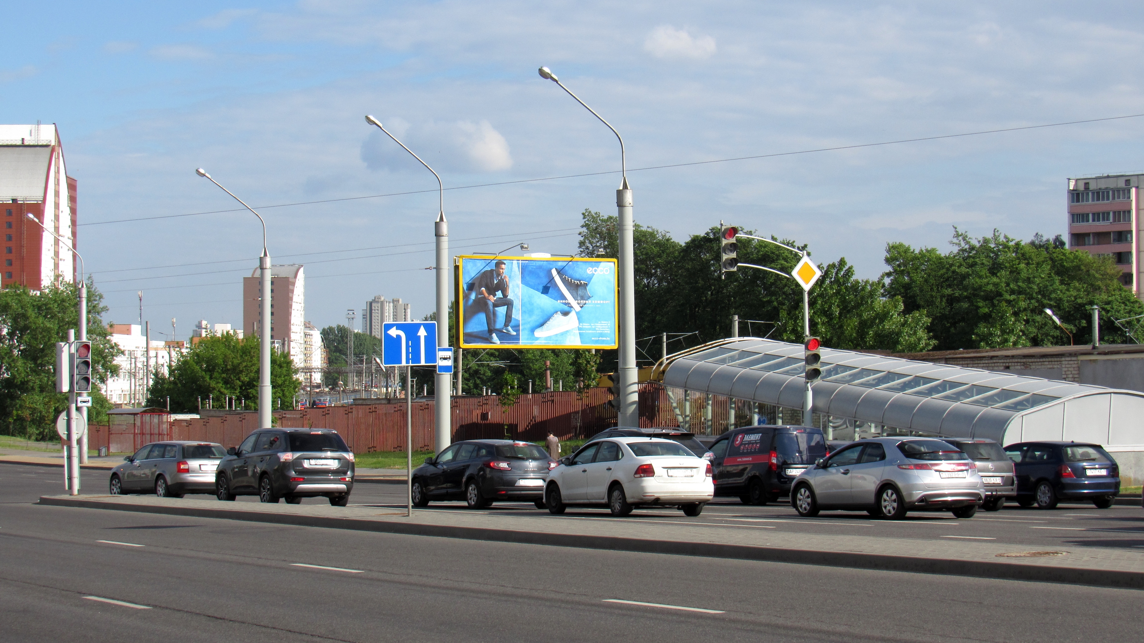 Минск, Тимирязева ул. - Орловская ул. (движение в центр) сторона A. Изображение 0.