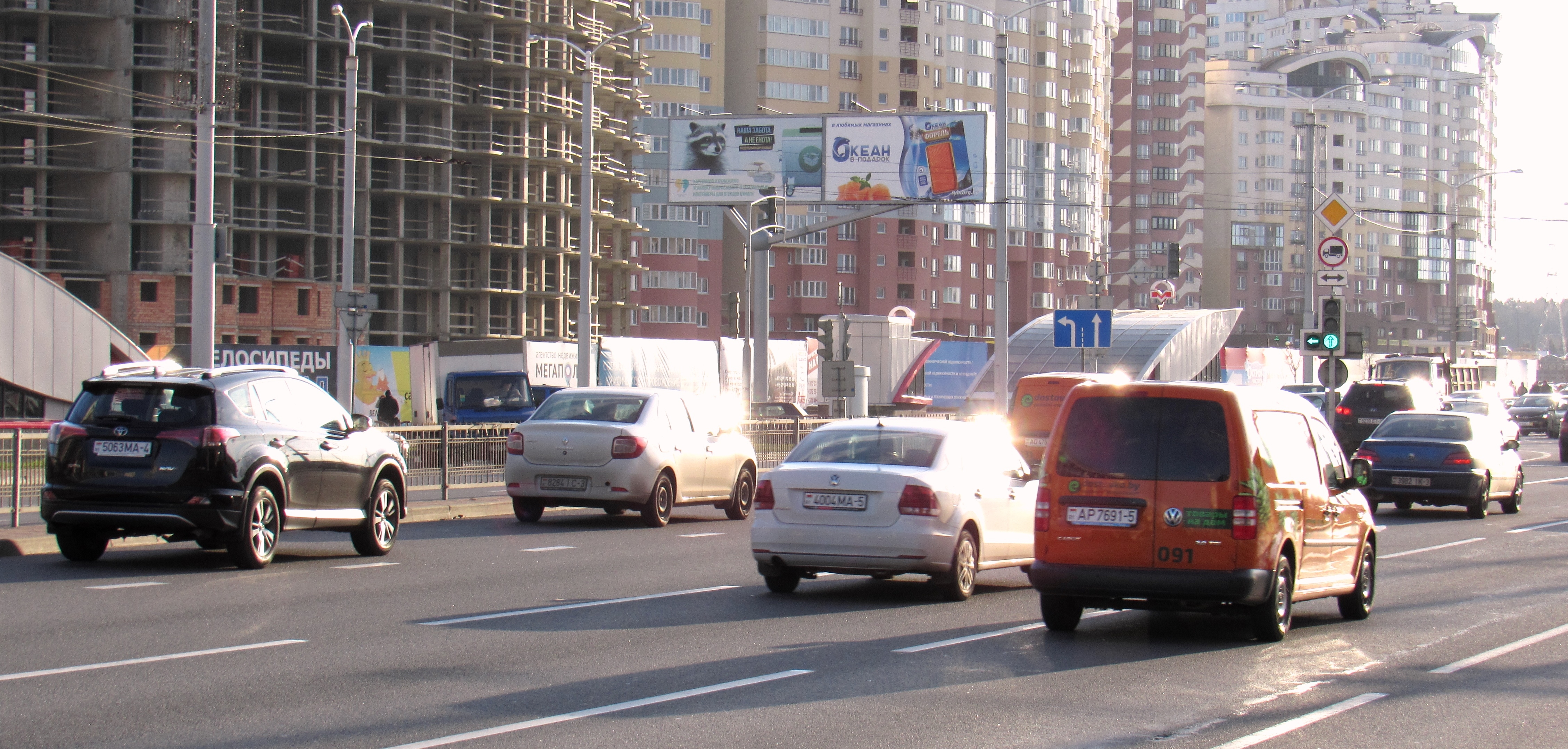 Минск, Дзержинского пр. (напротив ТЦ "Простор") сторона В2. Изображение 0.
