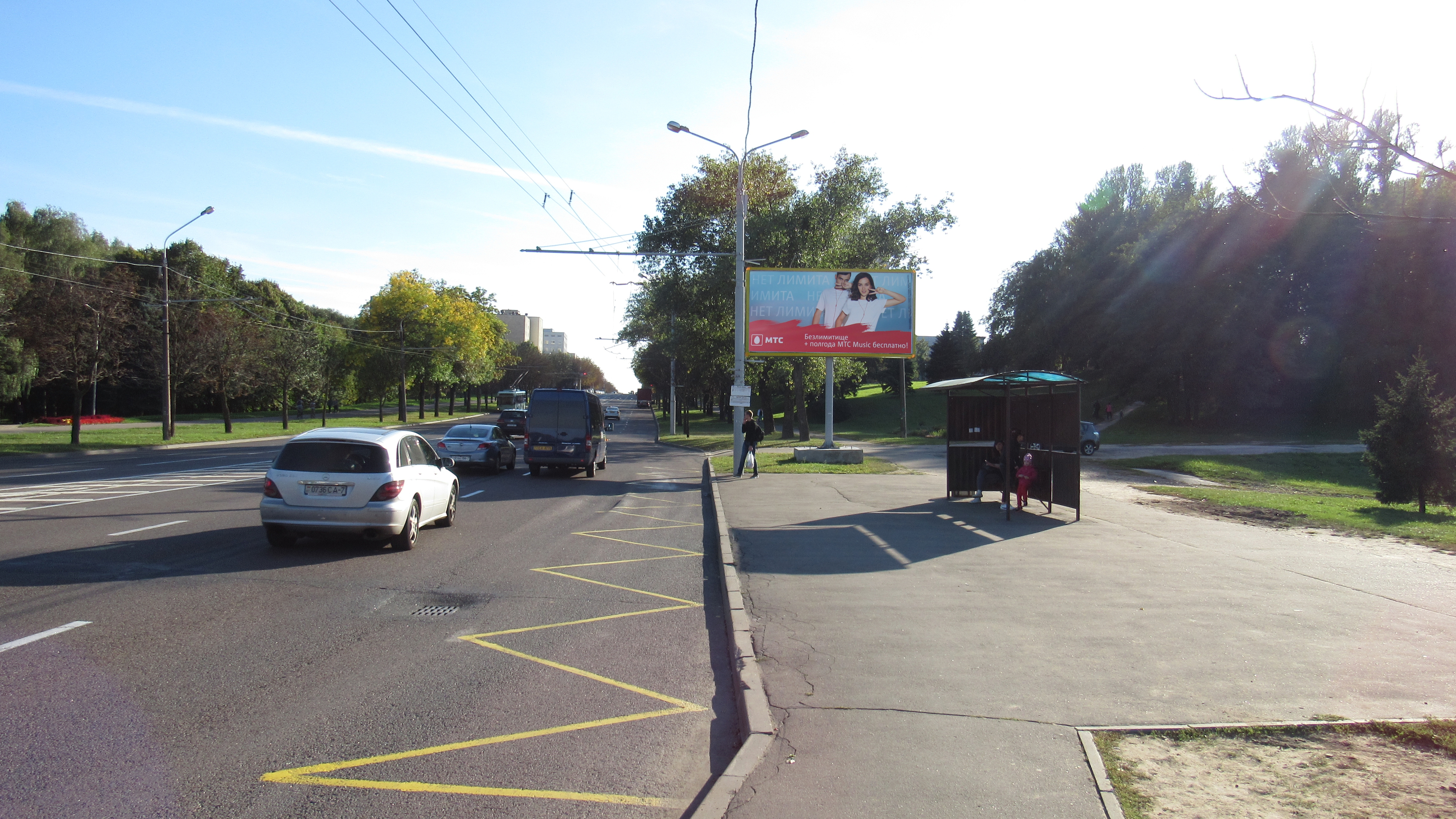 Минск, Казинца ул. (ост. Белая Дача) сторона A. Изображение 0.