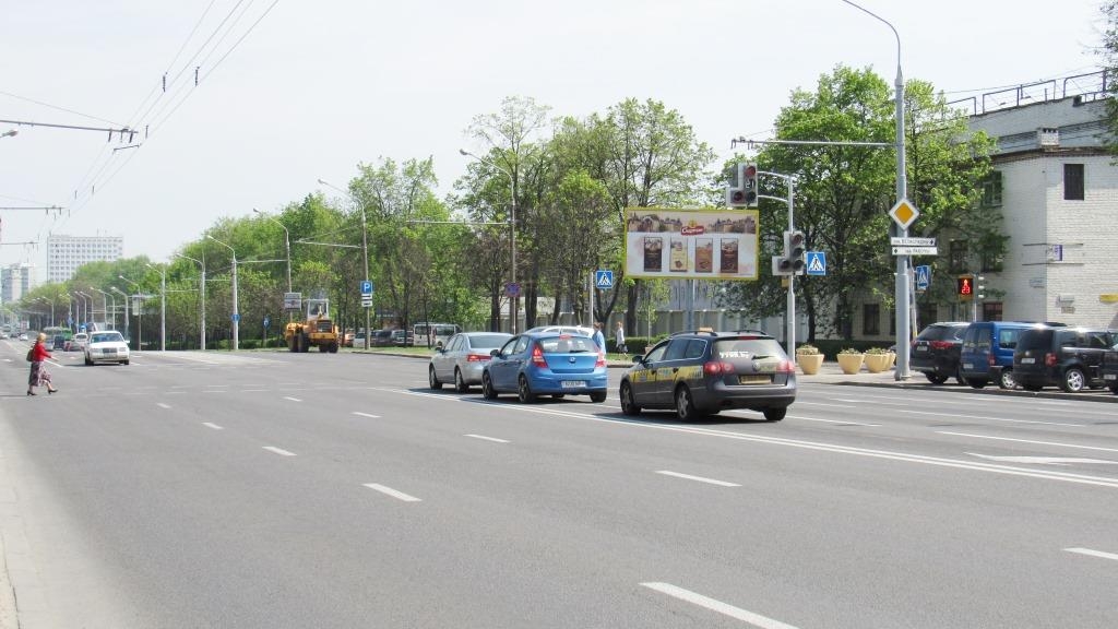 Минск, Партизанский пр. - Велосипедный пер. сторона A. Изображение 0.