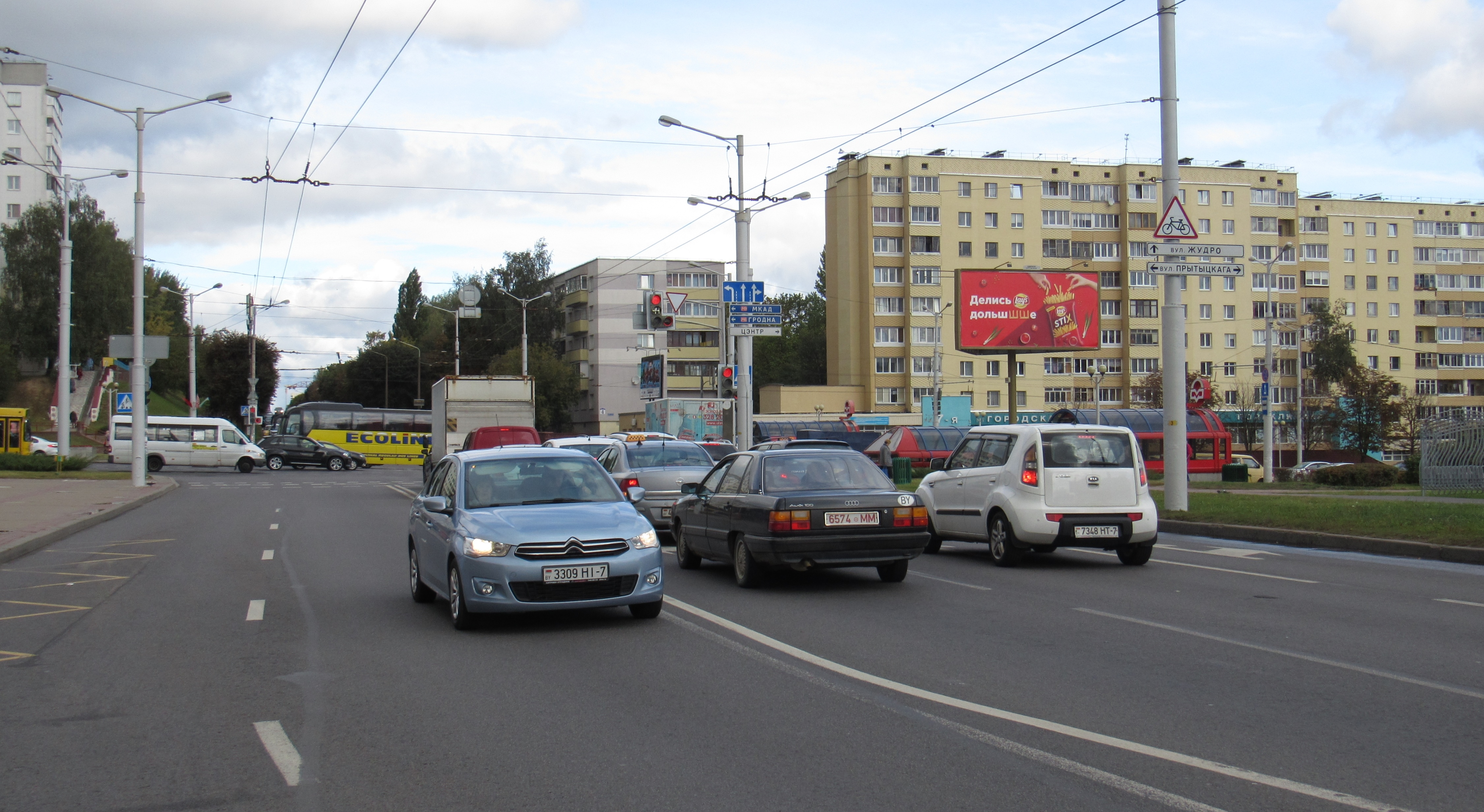 Минск, Притыцкого ул. - Бельского ул. сторона A2. Изображение 1.