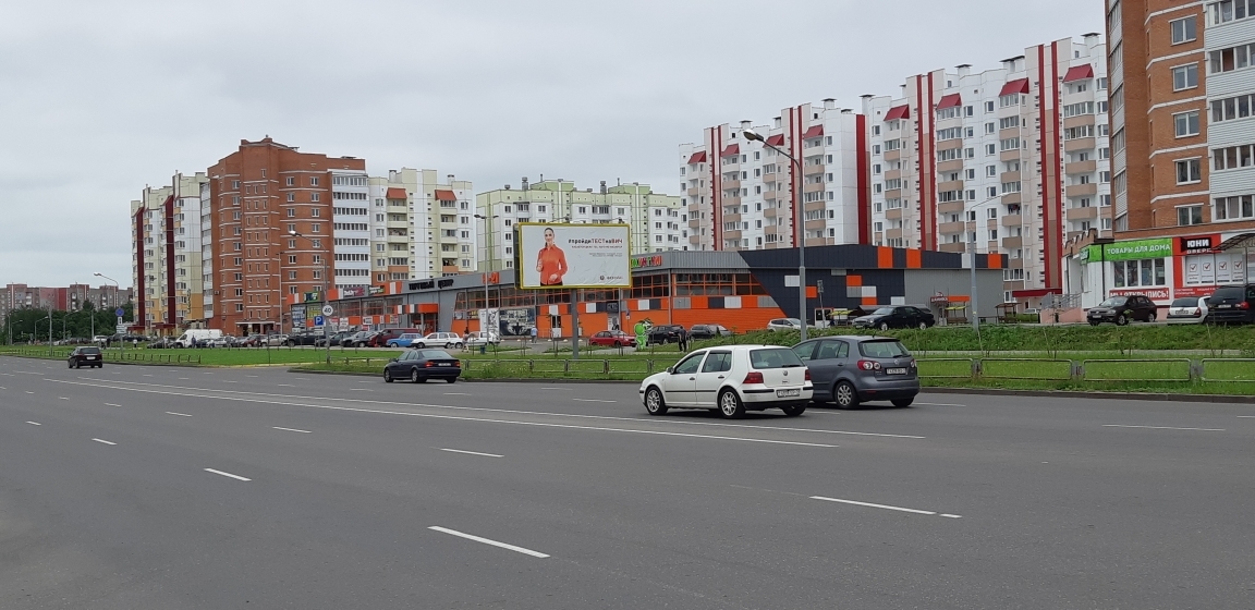 Новополоцк, Молодежная ул. (перед заездом к ТЦ "Квартал"), №1 сторона A. Изображение 0.