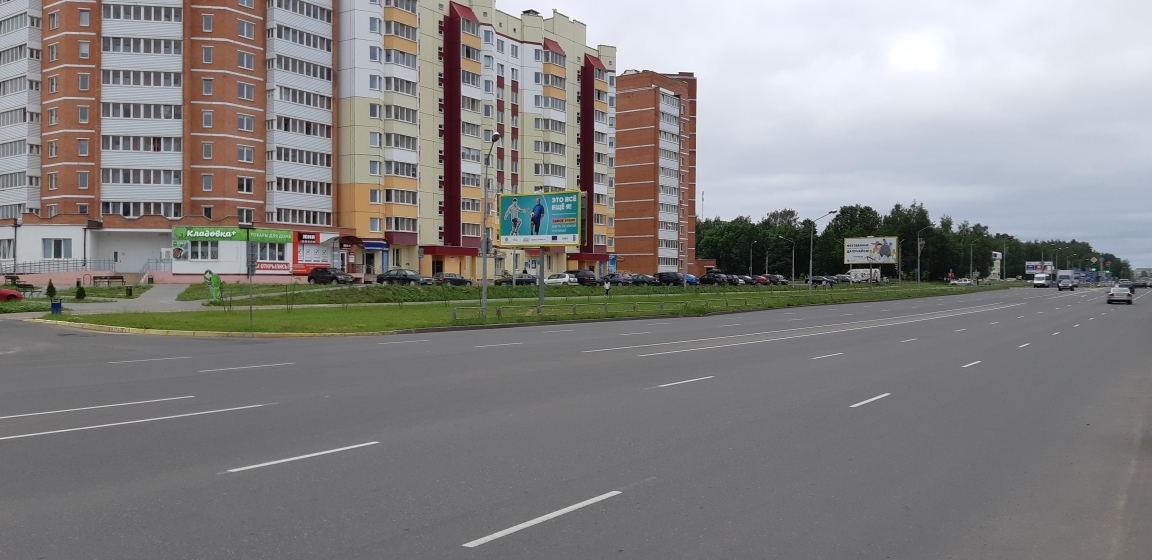 Новополоцк, Молодежная ул. (перед заездом к ТЦ "Квартал"), №1 сторона B. Изображение 0.