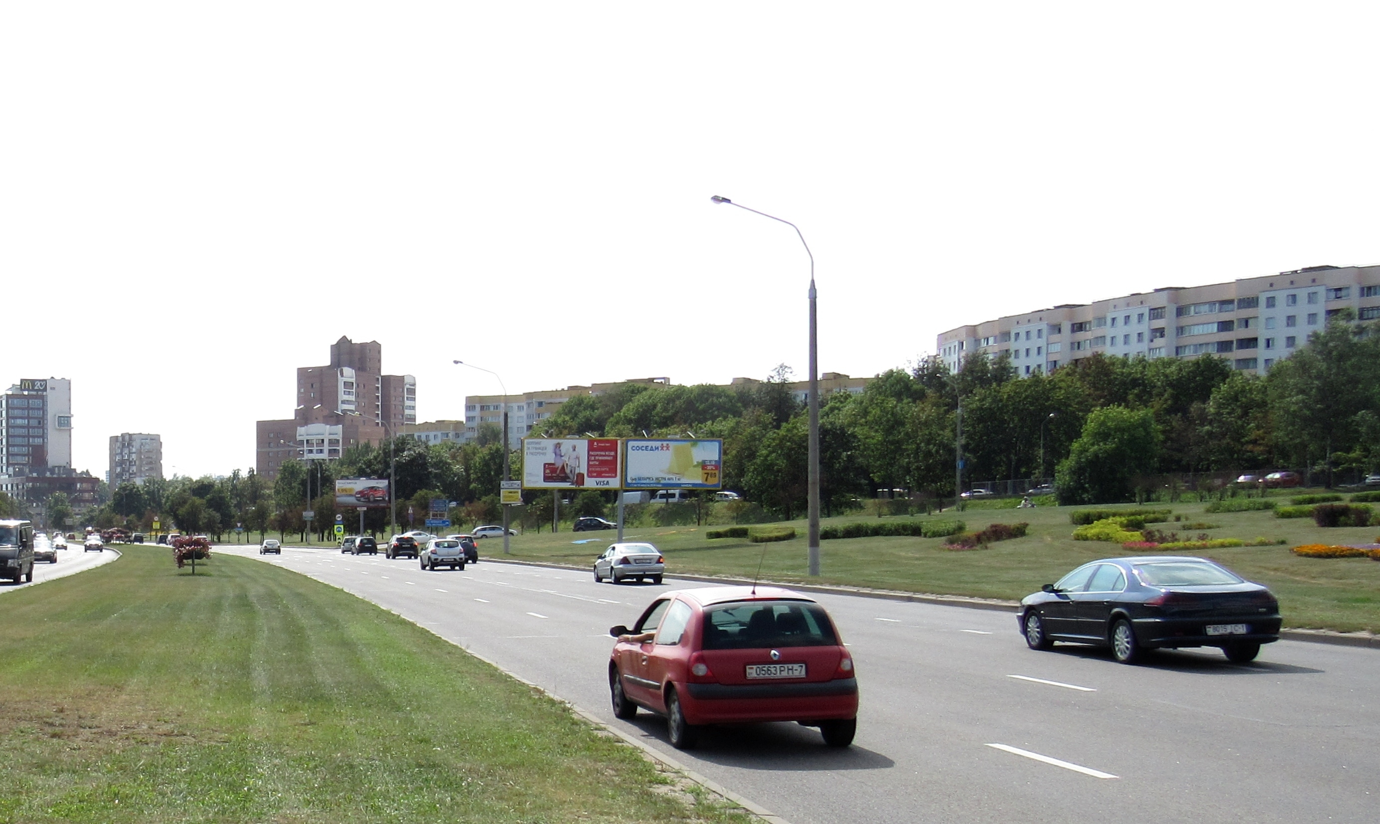 Минск, Логойский тр-т-МКАД ВЪЕЗД В ГОРОД сторона A1. Изображение 0.