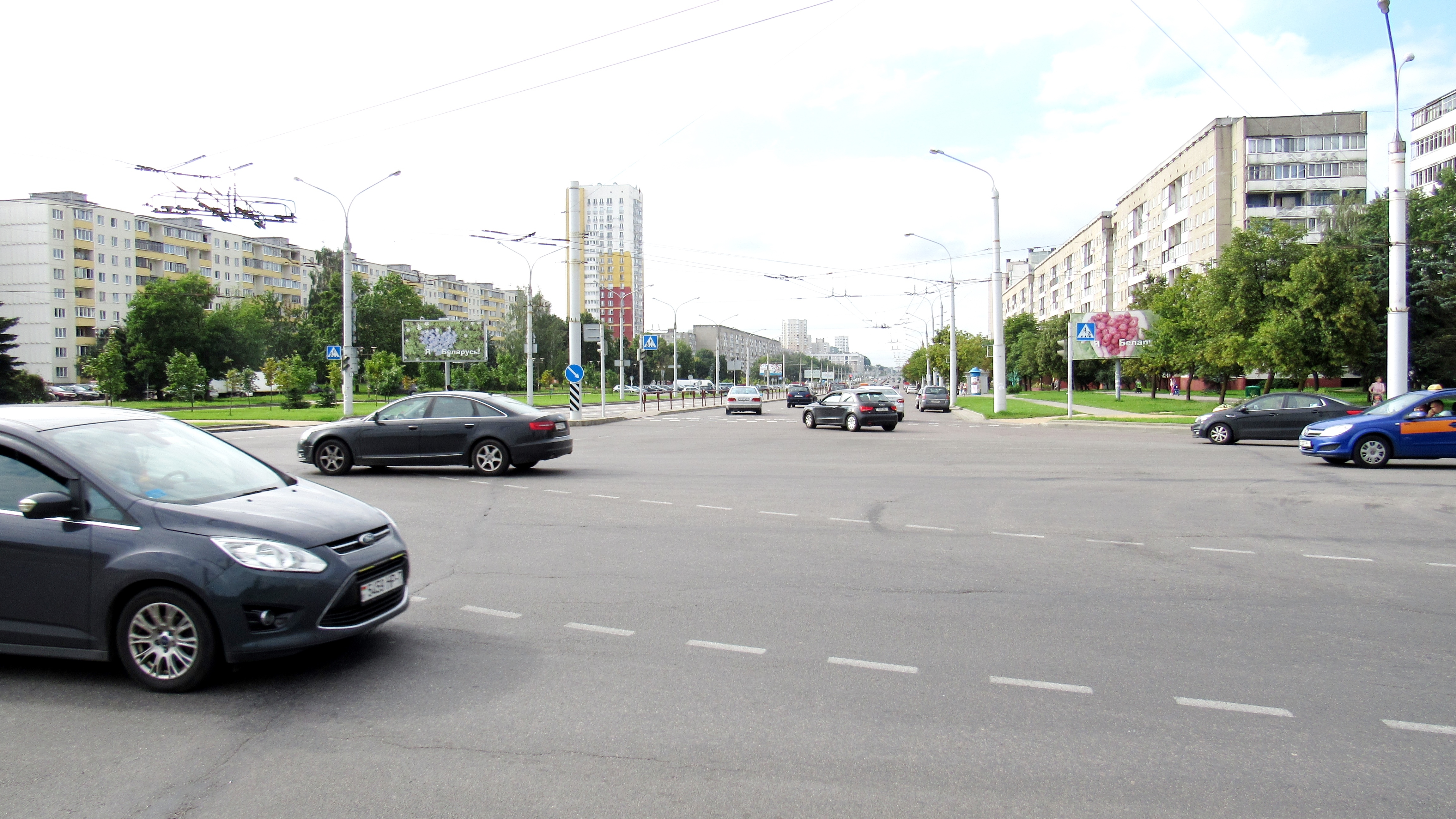 Минск, Малинина ул. - Рокоссовского пр. сторона B. Изображение 0.