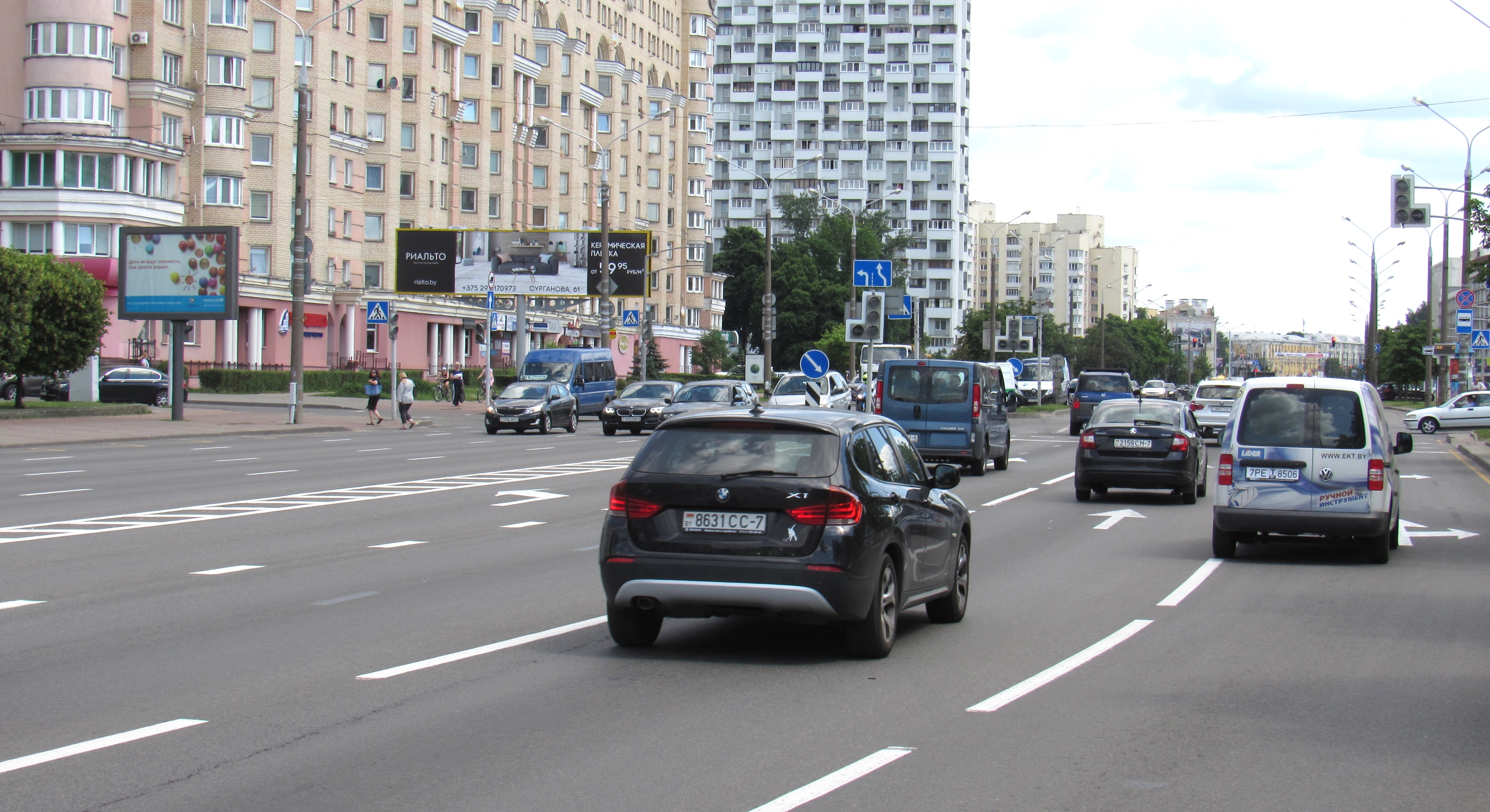 Минск, Машерова пр. (район музыкальной школы) сторона В1. Изображение 0.
