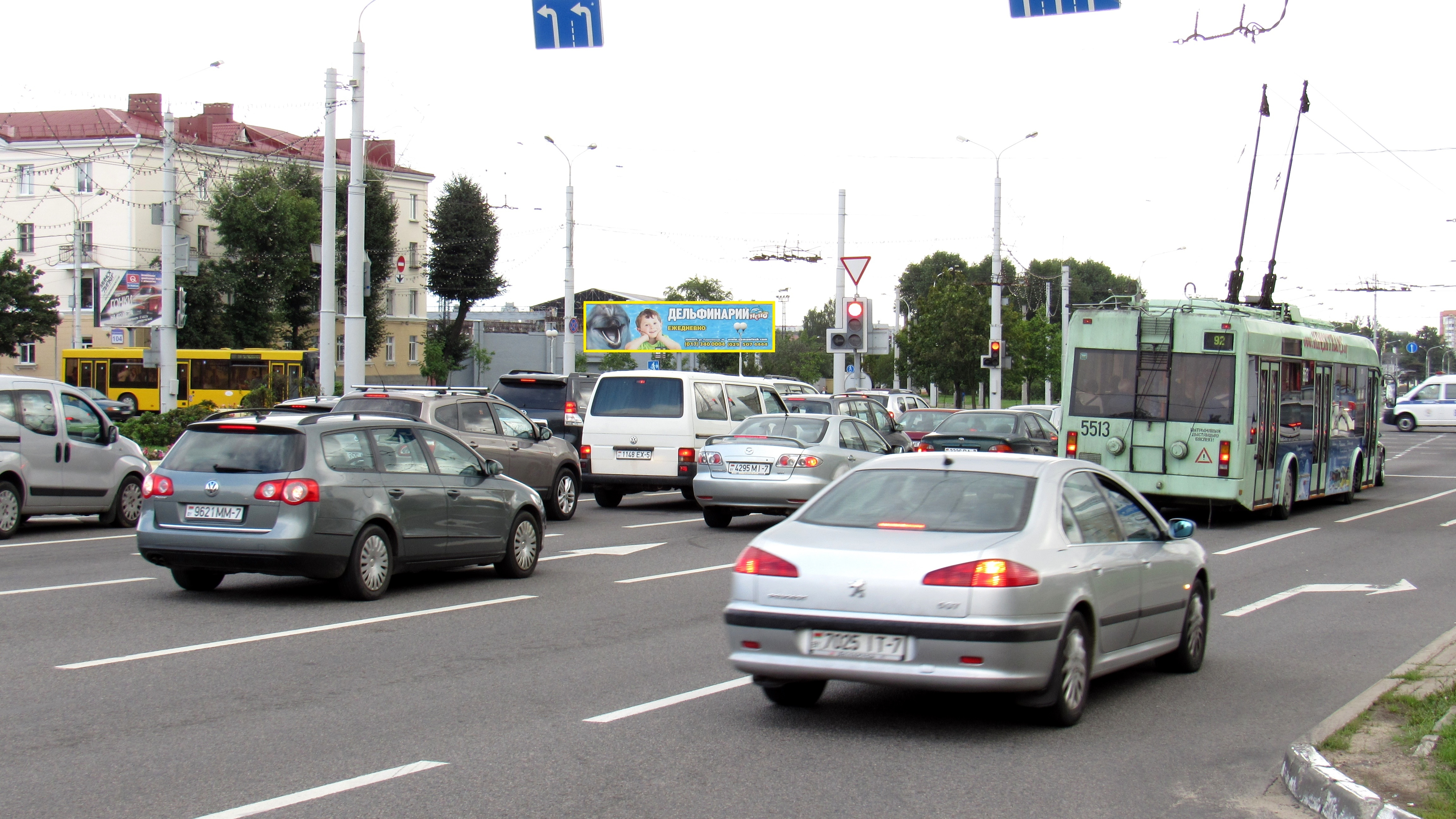 Минск, Партизанский пр. - Кабушкина ул. сторона A1. Изображение 0.