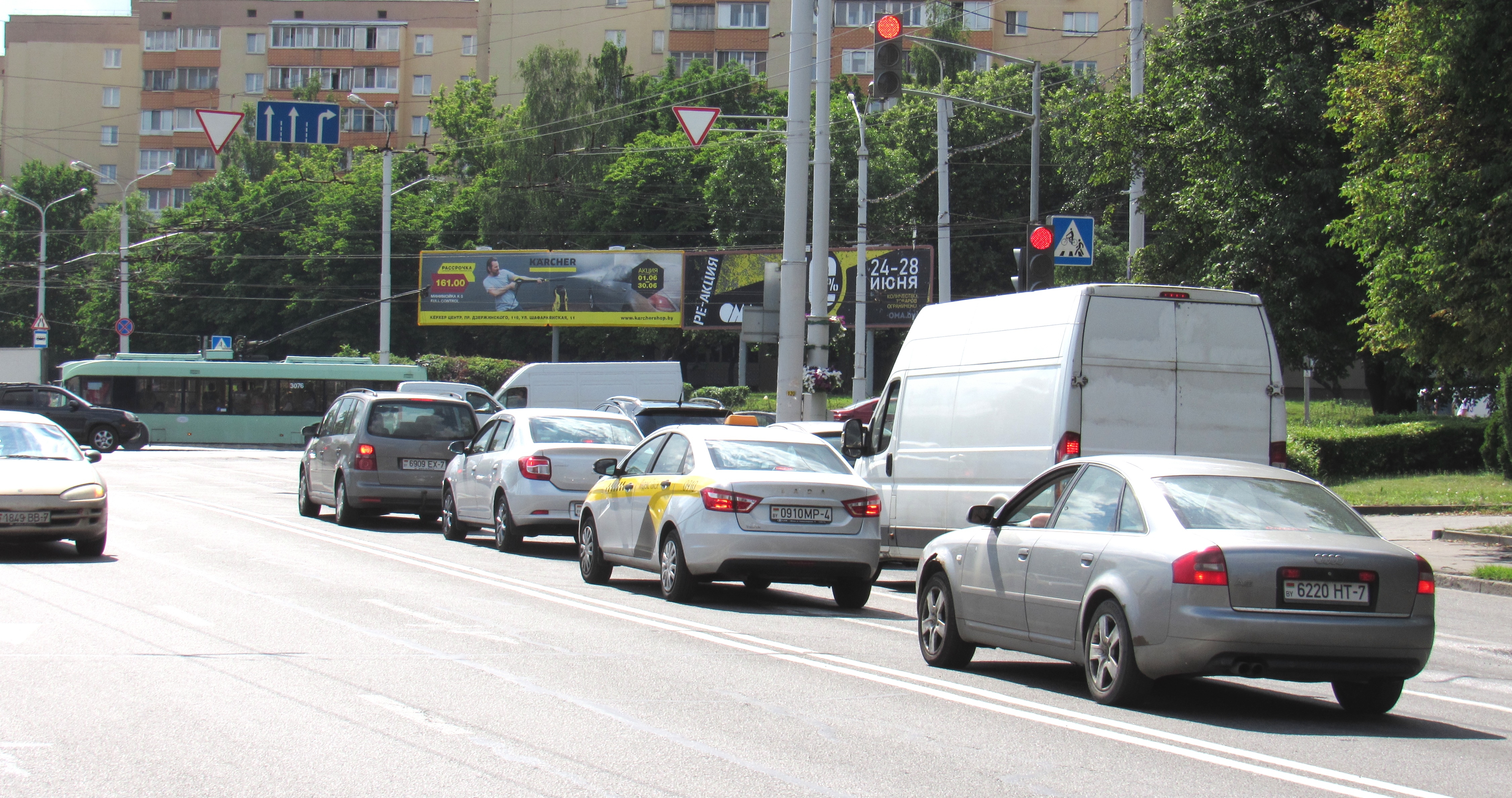 Минск, Пушкина пр. - Пономаренко ул. сторона A1. Изображение 1.
