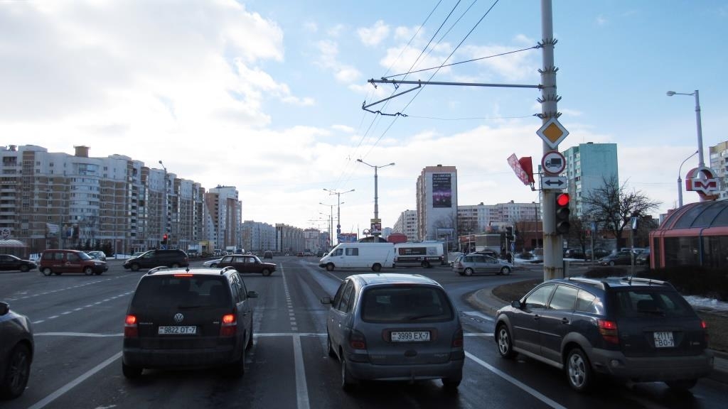 Минск, Притыцкого ул., 72 (Настенная) сторона A. Изображение 1.