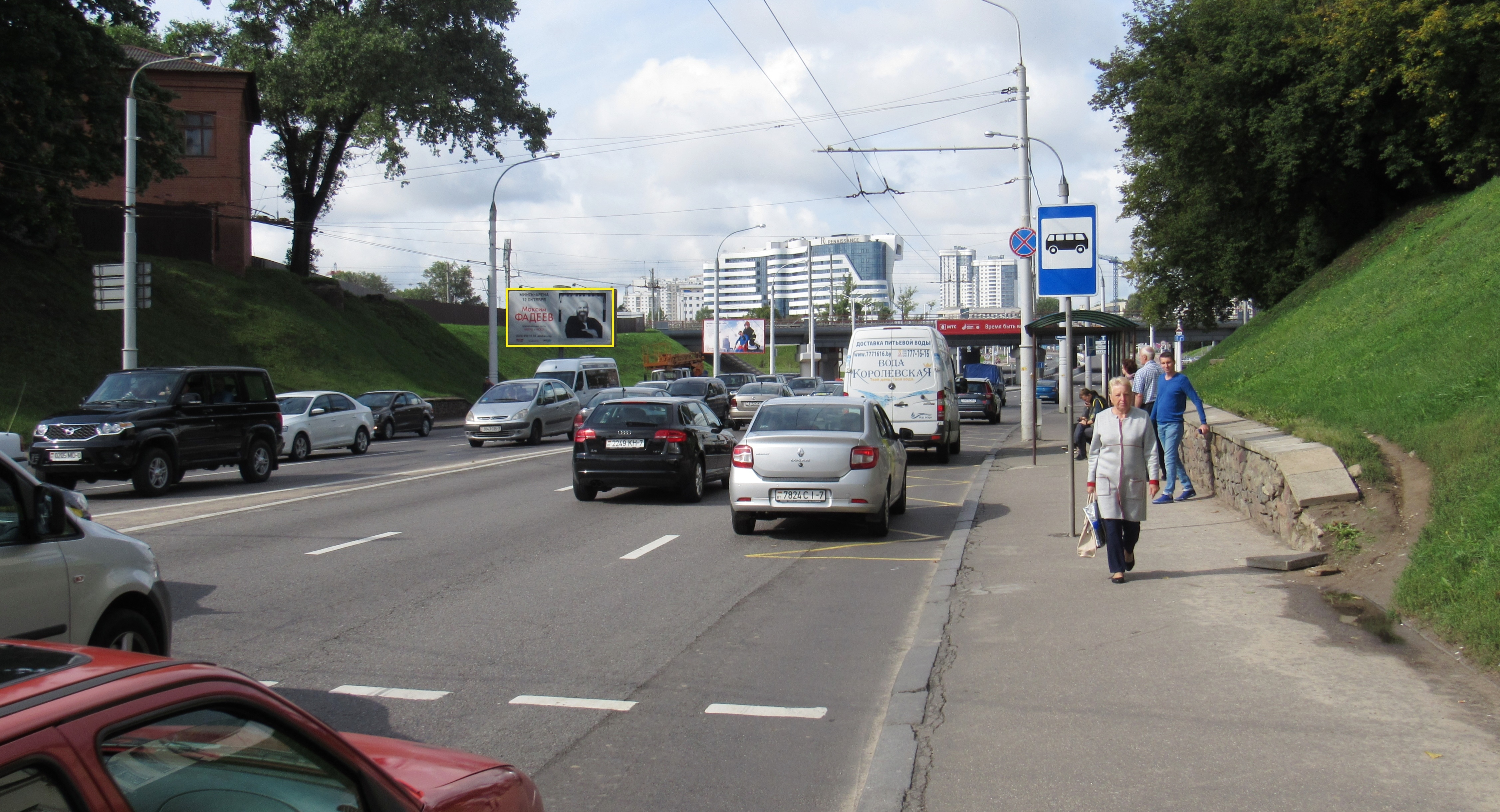 Минск, Дзержинского пр-т - Богушевича пл. (№1) сторона B. Изображение 0.