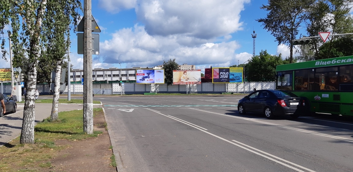 Полоцк, Октябрьская ул.-Юбилейная ул.,район ограждения ж/д путей, правый сторона A2. Изображение 0.